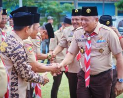 Pj Sekda Muba Buka Lomba Tingkat Regu Penggalang III Kwarcab Muba