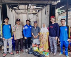 Beri Perhatian Korban Kebakaran di Tungkal Jaya, Pemkab Muba Beri Bantuan Paket Sembako