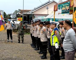 Polsek Sanga Desa Pantau Arus Balik Lebaran