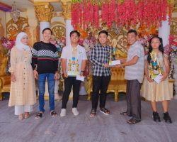 Kontes Dangdut Muda- mudi PWI Muba Sukses Digelar DiResepsi Pernikahan Riyan Dan Fitriyani