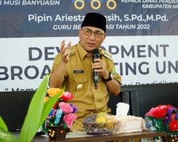 Melalui Dinas PUPR Muba, Pj Bupati Apriyadi Akan Maksimalkan Pembagunan Infrastruktur Jalan