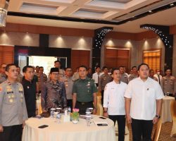 Polres Muba Gelar Rapat Koordinasi Guna Menjaga Keamanan Dan Ketertiban Pemilu 2024