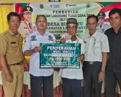 23 KPM Desa Bumi Ayu Terima BLT Tahap Empat