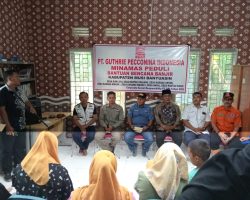 Peduli Korban Banjir, PT. GPI Serahkan Bantuan Sembako, Untuk Masyarakat Muba Terdampak Banjir