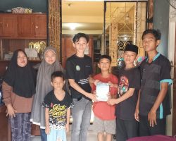 Anak Panti Asuhan El-Nuza Doakan Apriyadi Jadi Bupati Muba Saat Terima Hibah Al-Qur’an dari IWO