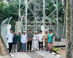 Tower Telkomsel On Air di Dua Desa Babat Supat, Warga Ucapkan Terima Kasih ke Pj Bupati Apriyadi Mahmud