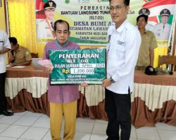 Desa Bumi Ayu Bagikan BLT Bulan Januari hingga April
