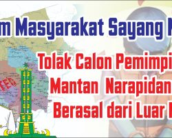 Bertebaran Tulisan “Forum Masyarakat Sayang Muba”, Ini Isinya !