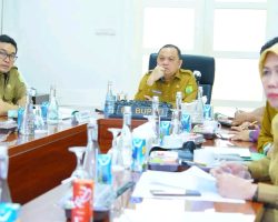 PJ Bupati Sandi Fahlepi Ikuti langsung Rakor Pengendalian Inflasi 2024.