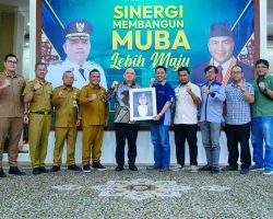 Pj Bupati Muba H Sandi Fahlepi Terima Audiensi Jajaran Harian Sumeks