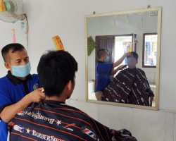 Kembangkan Potensi Warga Binaan, Lapas Sekayu Sediakan Fasilitas Barber Shop