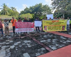 Gerakan Rakyat dan Mahasiswa Musi Banyuasin (GERAMM).Tolak Pemimpin Muba Mantan Napi Korupsi