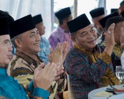 Tampil Duet Perdana, Apriyadi-Toha Hadiri Ngunduh Mantu Ketua Pujakesuma Muba