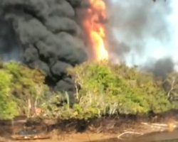 Kebakaran Sumur Minyak Ilegal di Sungai Lilin, IWO Muba Menagih Janji Kapolda Sumsel