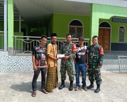 Babinsa Koramil 02/Babatoman Tinjau Lokasi Rencana Pembuatan Sumur Bor