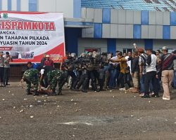 Polres Muba Bersama Forkopimda Gelar Sispam Kota Jelang Tahapan Pilkada 2024