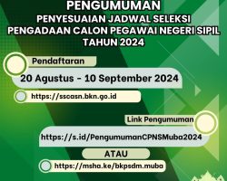 Pemkab Muba Buka Formasi Sebanyak 205 untuk CPNS di Muba