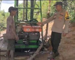 Polsek Sanga Desa Sosialisasi Cegah Aktivitas Illegal Drilling dan Illegal Refinery