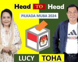 Hasil Survei Puskapi Luci-Syafar Unggul Tipis Dengan Toha-Rohman,Tingkat Ketersukaannya Toha Lebih Unggul