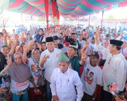 Gemuruh,Warga Lais Siap Menangkan Toha-Rohman Menjadi Bupati Dan Wakil Bupati Muba