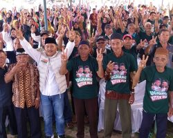 Antusias Masyarakat Desa Teluk Dan Danau Cala Dukung Penuh Toha-Rohman Jadi Bupati dan Wakil Bupati Muba