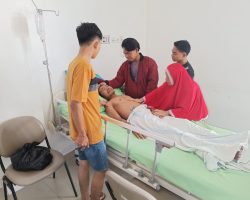 Sempat Viral di Medsos, IWO Muba Beri Bantuan Untuk Sosok Bapak Penderita Kanker dan Bengkak Hati di RSUD Sekayu