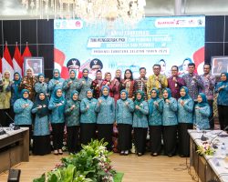 Ikuti Rakor di Griya Agung, TP PKK Hj Patimah Toha Siap Sinergi Untuk Menyelaraskan Program Kerja