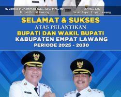 Bupati Muba HM Toha dan Wakil Bupati Kyai Rohman Ucapkan Selamat atas Pelantikan Bupati dan Wakil Bupati Empat Lawang
