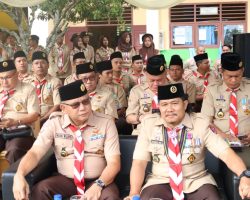 Kwartir Cabang Gerakan Pramuka Muba, Gelar Upacara Sebagai Peringatan Hari Bapak Pramuka Indonesia ke-113