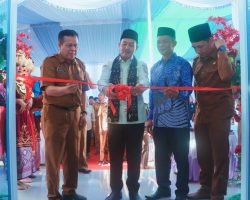 Wabup Muba Rohman Resmikan Gedung Koperasi Suka Rezeki