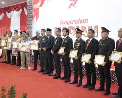 Bupati Muba H M Toha Semarakkan Syukuran Hari Bhayangkara ke-79 Polres Muba