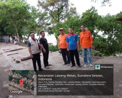 Tim Pemkab Muba Lakukan Kaji Cepat Longsor di Rantau Panjang