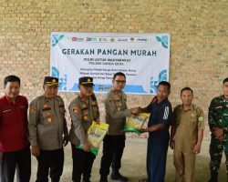 Dukung Ketahanan Pangan Nasional, Polsek Sanga Desa Luncurkan Gerakan Pangan Murah