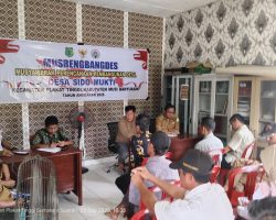 Gelar Musrenbangdes, Pemdes Sidomukti Tata Rencana Pembangunan Tahun 2026