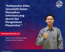 Sekjen PJS Muba Tekankan Pentingnya Etika Jurnalistik Wartawan