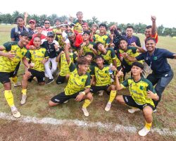 Tim Sepak Bola Muba Menang Telak 7-0 Lawan PALI