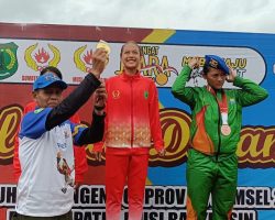 Membanggakan 2 Atletik Putri Muba Sabet Emas dan Perak 