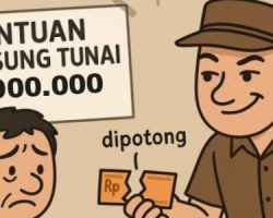 Diduga Lakukan Pungli, Oknum Perangkat Desa Potong Dana BLT Kesra Warga Desa Setia Jaya