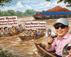 Gabungan Ormas dan Aktivis Bakal Demo Terkait Tongkang Angkutan Batubara