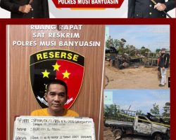 Awali Tahun 2026, Polsek Babat Toman Sukses Ungkap Kasus Kebakaran Illegal Refinery