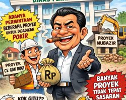 Banyak Proyek Tak Tepat Sasaran, Indikasi Penyimpangan di Dinas Perkim Muba Mencuat, PJS Muba Desak Bupati Evaluasi Kadis Perkim Muba