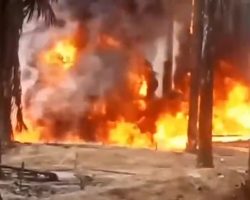 Pembiaran dan Mandulnya Penegakkan Hukum Polres Muba dan Polsek Keluang, Sumur Minyak Kembali Terbakar