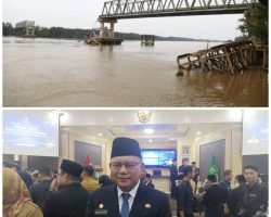 Terkait Tongkang Batubara Tabrak Tiang Pancang Jembatan Lalan, Ini Kata Kadishub Sumsel