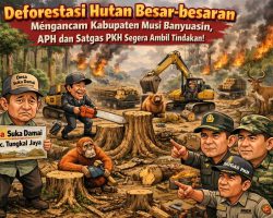 Skandal Deforestasi Hutan Mencuat di Muba, Oknum Kades Suka Dama Tungkal Jaya Diduga Jadi Dalang Perambahan Hutan Kawasan