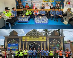 Pastikan Mudik Aman dan Lancar, Camat Bayung Lencir Tinjau Posko Terpadu Pelayanan Mudik