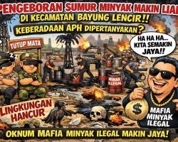 Dugaan Pengeboran Minyak Ilegal Diwilayah Bayung Lencir Menjamur, Ketua PJS Muba : Polsek Bayung Lencir Kurang Pro Aktif