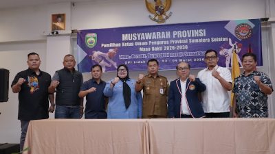 17 Kabupaten/Kota Sepakat Dukung Hj Melinda Komandoi Pengprov TI Sumsel Periode 2026-2030