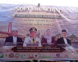 Gubernur Sumsel Resmikan Kampung Wakaf Marogan, Perkuat Destinasi Spritual 