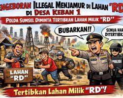 Polda Sumsel Diminta Tertibkan Aktivitas Minyak Ilegal di Lahan “RD” Desa Keban 1