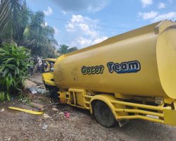 Diduga Mobil Tangki Minyak Ilegal Alami Kecelakaan, PJS Muba Desak APH Proses Hukum Tegas